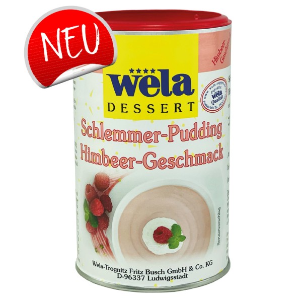 Schlemmer-Pudding Himbeer-Geschmack